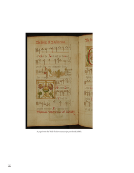 A Page from the Wode Psalter Manuscript Part-Book (1586)