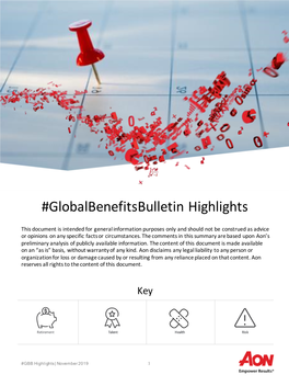 Globalbenefitsbulletin Highlights