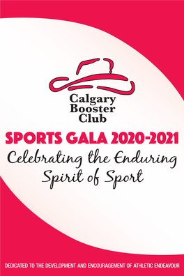 64404 67Th Calgary Booster Club Annual Sports Gala Program.Indd