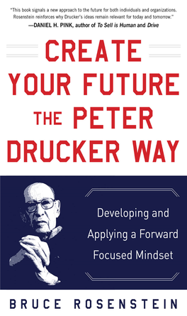 Create Your Future the Peter Drucker Way