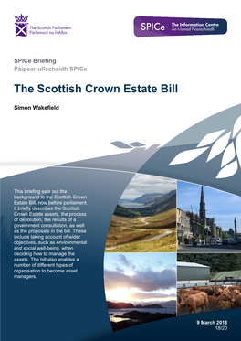 The Scottish Crown Estate Bill