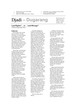 Djadi – Dugarang Volume: 5 Issue:2 November 2003