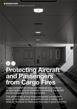 Protecting Aircraft and Passengers from Cargo Fires