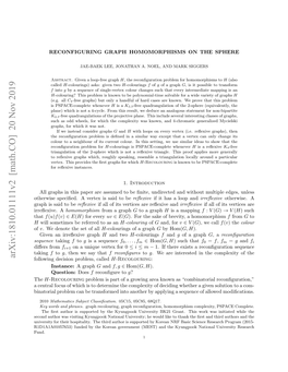 Arxiv:1810.01111V2 [Math.CO] 20 Nov 2019 1110075)Fne Ytekra Oenet(ET an (MEST) Government Korean Fund