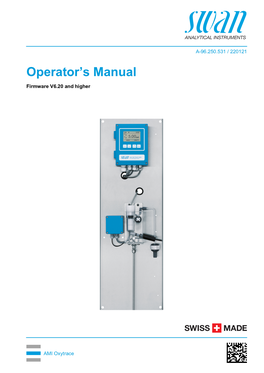 Operator's Manual