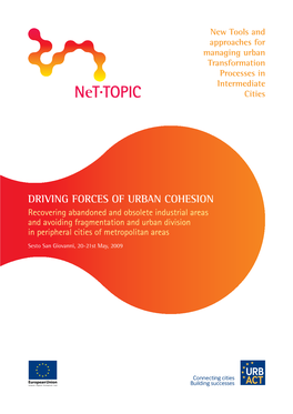 DRIVING FORCES of URBAN COHESION New Tools and Approaches for Managing Urban Transformation Processes in Intermediate Cities