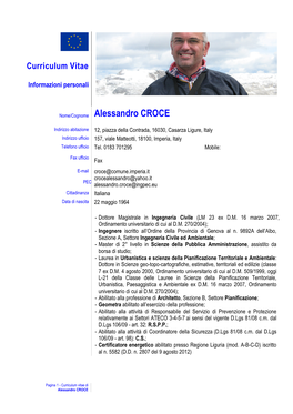 Alessandro CROCE