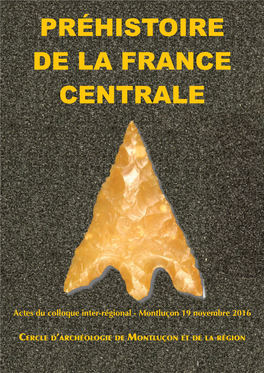 Préhistoire De La France Centrale