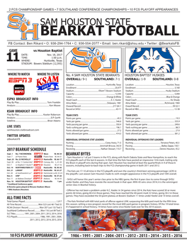 Bearkat Football