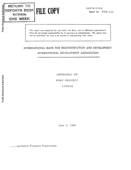 World Bank Document