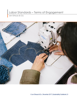 Labor Standards – Terms of Engagement Levi Strauss & Co