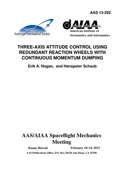 Three-Axis Attitude Control Using Redundant Reaction Wheels with Continuous Momentum Dumping