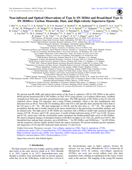 Carbon Monoxide, Dust, and High-Velocity Supernova Ejecta