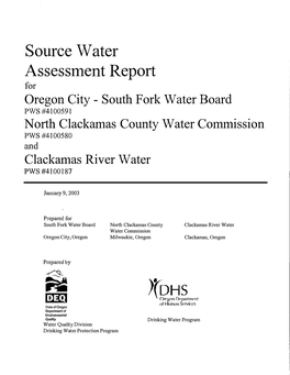 Source Water Assessment Report