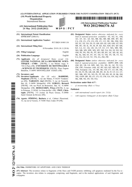 WO 2012/066376 Al 24 May 20 12 (24.05.2012) W P O P C T