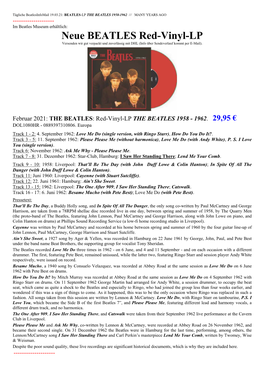 Beatles Lp 1958-1962