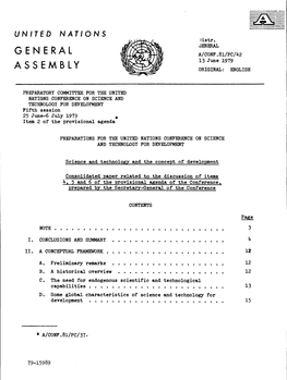 General Assembly, Thirty-Third Session, Supplement No