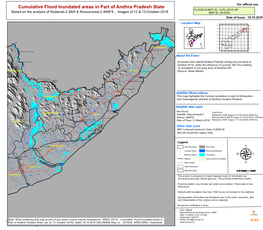 Cumulative Flood Inundated Areas in Part of Andhra Pradesh State