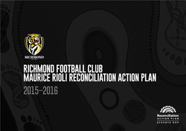 Richmond Football Club Maurice Rioli Reconciliation Action Plan