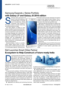 SHORT TAKES Compiled By: Ruchika Goel Ruchikag@Cybermedia.Co.In