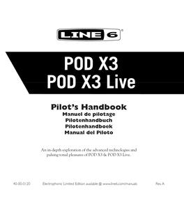 POD X3 Live for Guitar