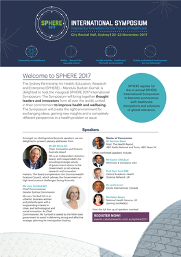 Welcome to SPHERE 2017