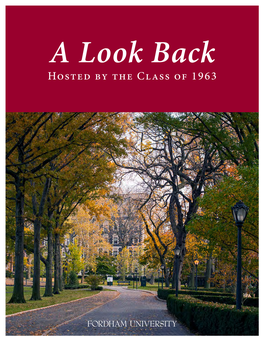 A Look Back, Hosted by the Class of 1963