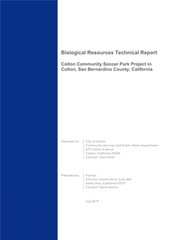 Biological Resources Technical Report