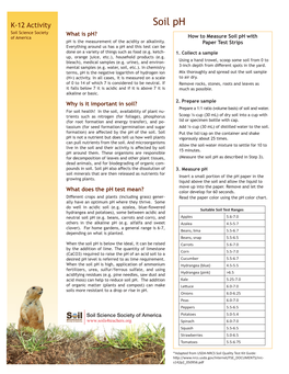 Learn More with This Soil Ph Activity