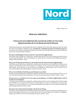 Note Aux Rédactions