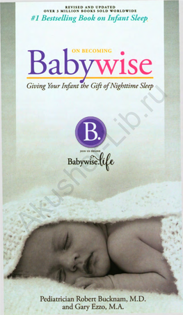 Babywiseon BECOMING Giving Your Infant the Gift Ofnighttime Sleep