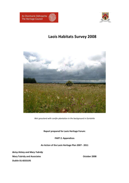 Report Prepared for Laois Heritage Forum