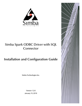 TIBCO® ODBC Driver for Apache Spark SQL Installation Guide