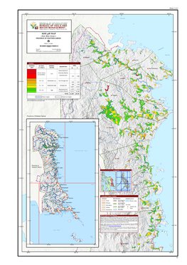 SOIL Ph MAP ( Key Rice Areas ) PROVINCE of EASTERN SAMAR °