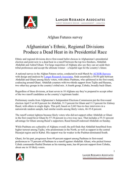 Afghanistan-Election