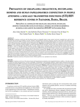 Prevalence of Ureaplasma Urealyticum, Mycoplasma Hominis and Human