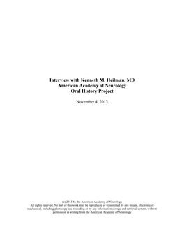 Kenneth M. Heilman, MD, FAAN