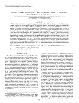 HD 8801: a UNIQUE SINGLE Am STAR with DORADUS and  SCUTI PULSATIONS Gregory W