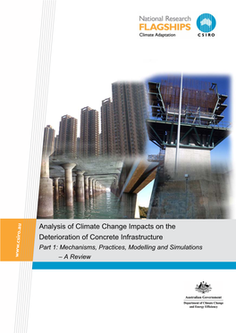 Analysis of Climate Change Impacts on the Deterioration of Concrete Infrastructure