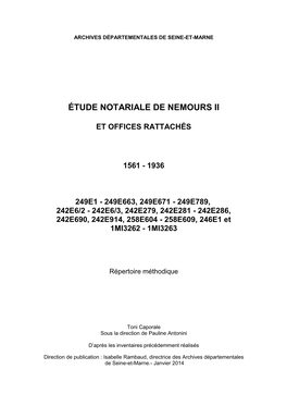 Étude Notariale De Nemours Ii