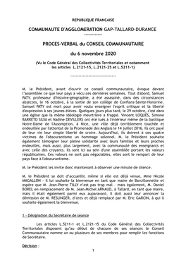 Communaute D'agglomeration Gap-Tallard-Durance