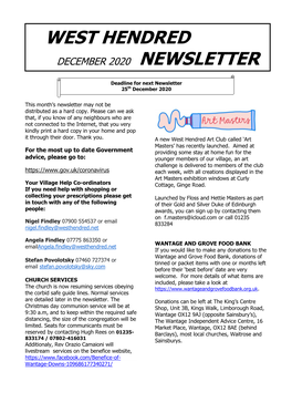 December 2020 Newsletterb.Pdf