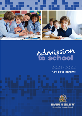 Barnsley Admission to School Guide