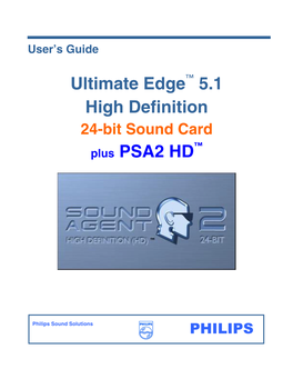 Ultimate Edge 5.1 High Definition Plus PSA2 HD