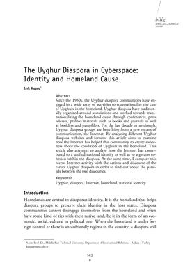 The Uyghur Diaspora in Cyberspace