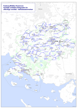 Faaborg-Midtfyn Kommune Vandløb Omfattet Af Regulativ for Offentlige