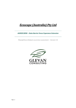Ecoscape (Australia) Pty Ltd