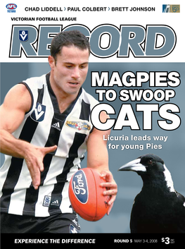 Magpies to Swoop Cats Licuria Leads Way for Young Pies