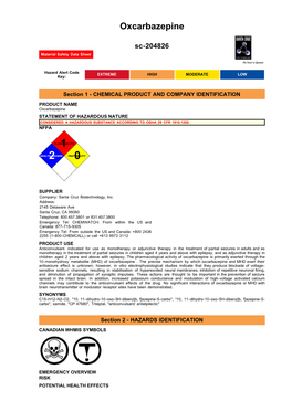 Oxcarbazepine Tablets