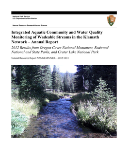 Integrated Aquatic Community and Water Quality